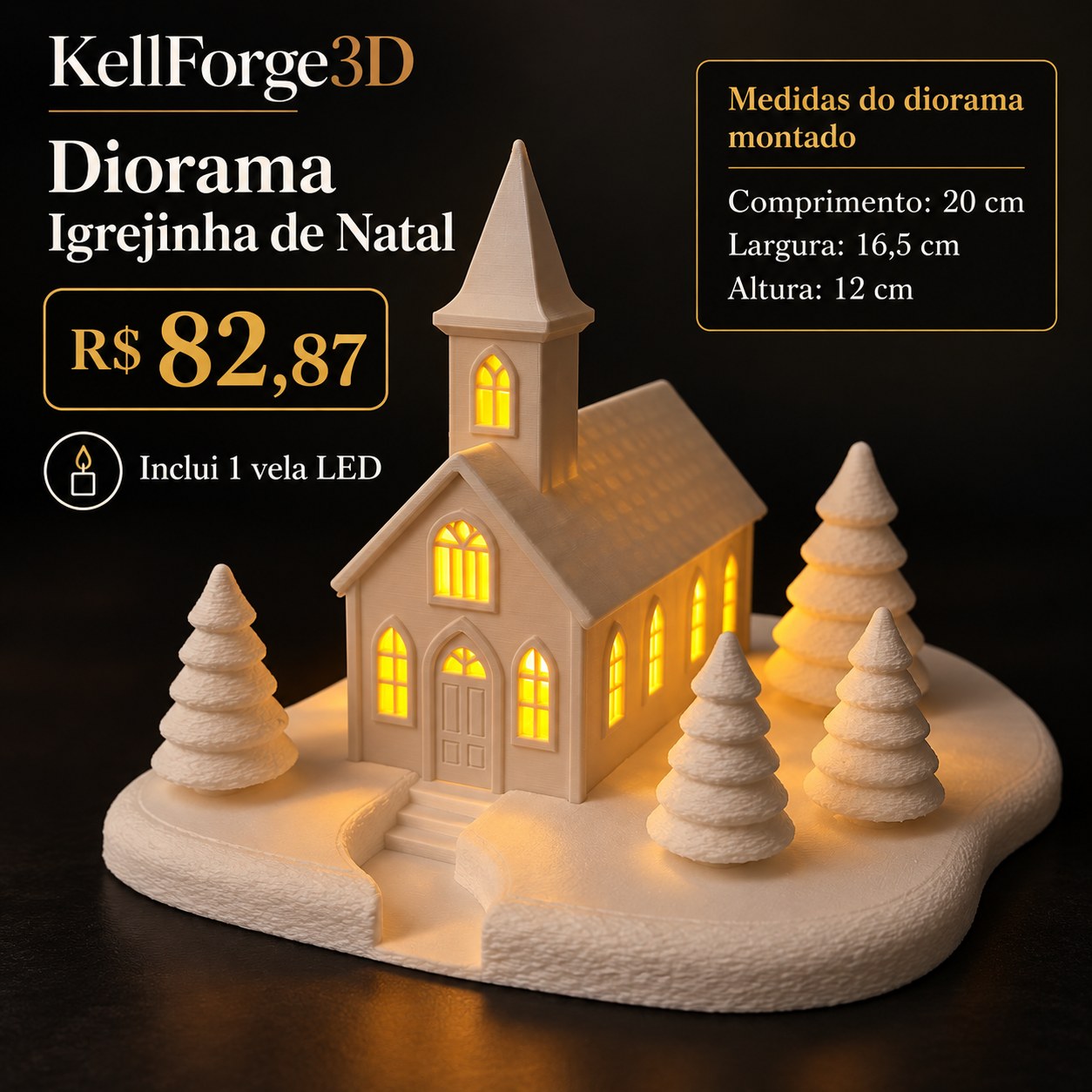 Diorama Igrejinha de Natal